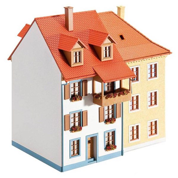 1/87 Kasaba Apartmanı ( 2 Adet ) Maketi, Faller 130496 - Görsel 3