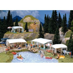 1/87 Kamping Karavan Seti Maketi, Faller 130503