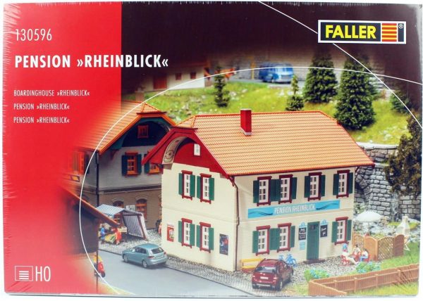 1/87 Rheinblick Pansiyonu Maketi, Faller 130596