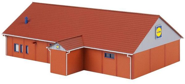 1/87 Lidl Süpermarket Maketi, Faller 130615 - Görsel 3