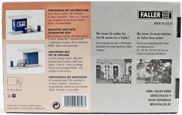 1/87 Hamal Klübesi Maketi, Faller 130626 - Görsel 4