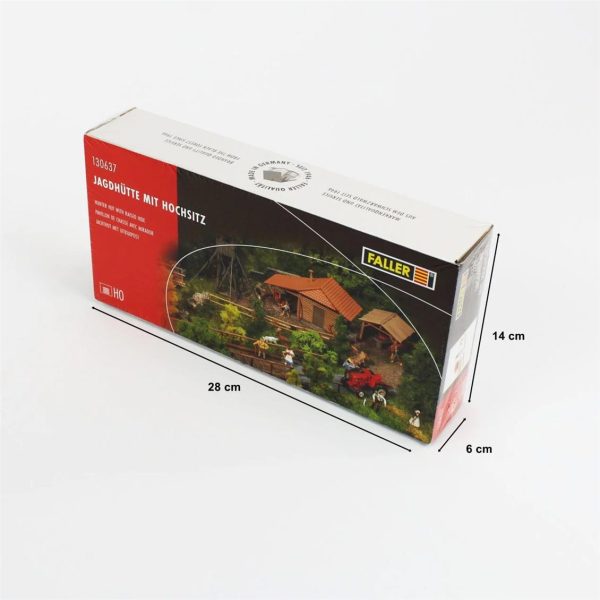 1/87 Ahşap Zeminli Avcı Evi Maketi, Faller 130637 - Görsel 3