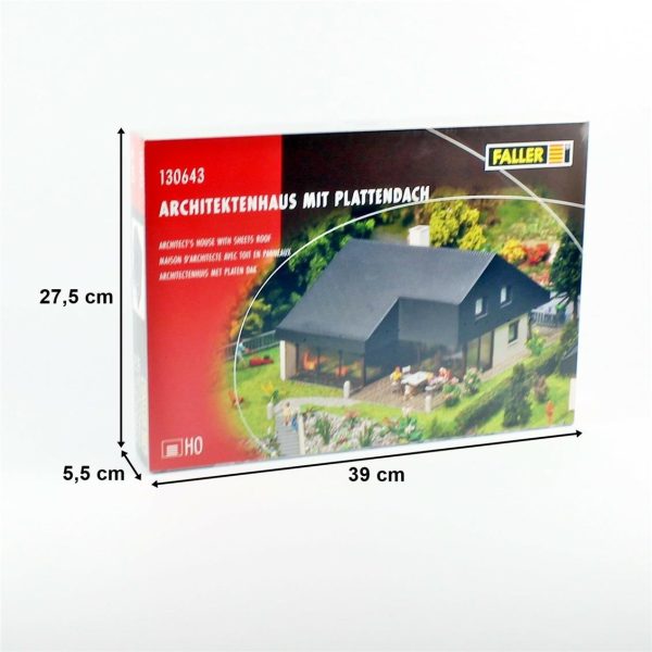 1/87 Metal Çatı Kaplamalı Ev Maketi, Faller 130643 - Görsel 5
