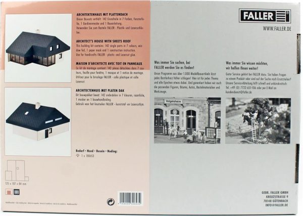 1/87 Metal Çatı Kaplamalı Ev Maketi, Faller 130643 - Görsel 4