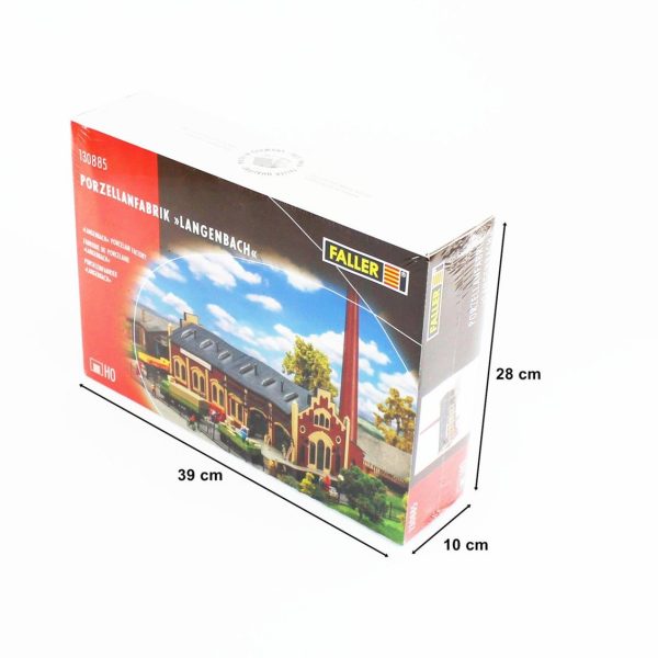 1/87 Langenbach Porselen Fabrikası Maketi, Faller 130885 - Görsel 5