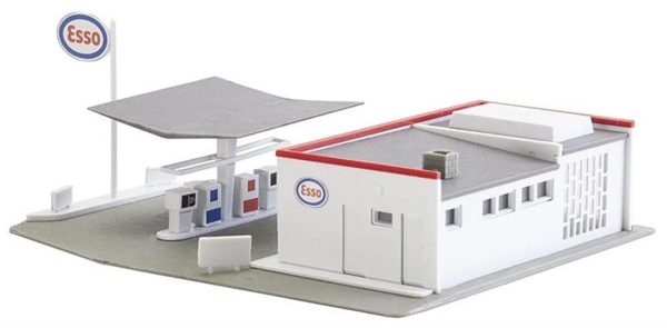 1/87 Esso Benzin İstasyonu Maketi, Faller 131521 - Görsel 3