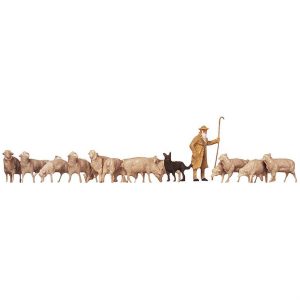 1/87 Koyun Çoban Ve Köpek Figürleri, Faller 154001