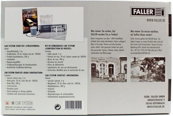 1/87 Car System için Yol Yapım Seti, Faller 161451 - Görsel 3