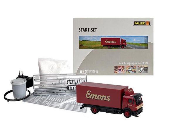1/87 Car System Başlangıç Seti MB SK Emons Kamyonlu, Faller 161487