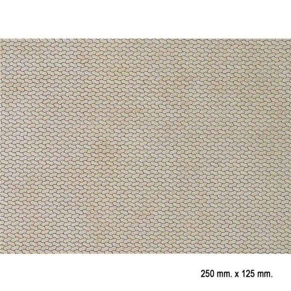 1/87 Parke Taşı Desenli Dekor Levhası, 25 X 12 5 Cm., Faller 170600