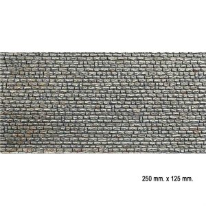 1/87 DoğalTaş Duvarlı Desenli Dekor Levhası, 25 X 12 5 Cm., Faller 170603