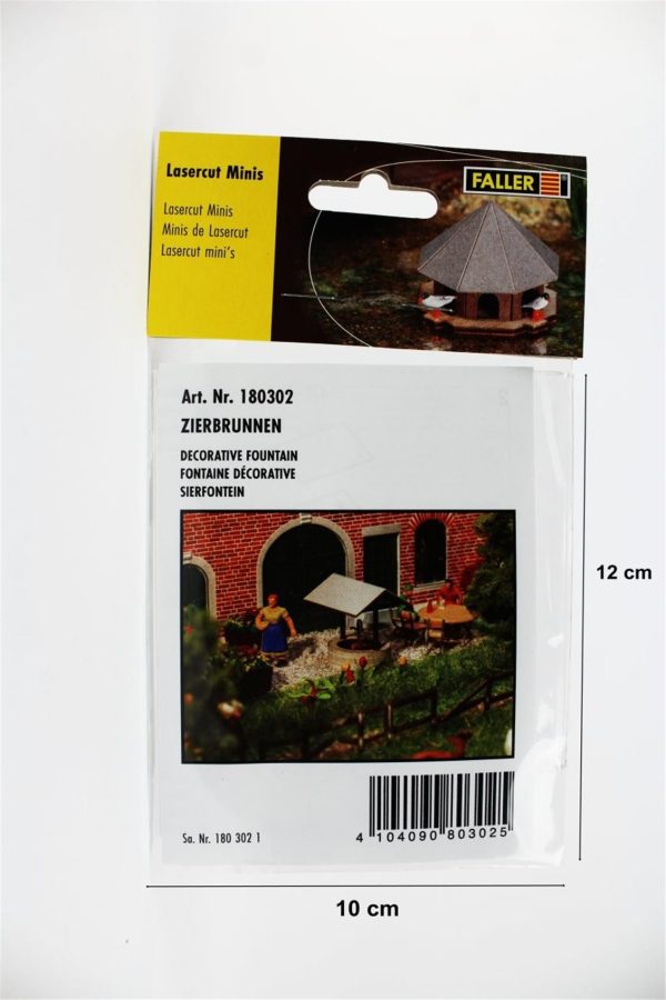 1/87 Dekoratif Çeşme Maketi, Faller 180302 - Görsel 3