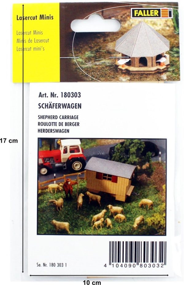 1/87 Çoban Römorku Maketi, Faller 180303 - Görsel 4