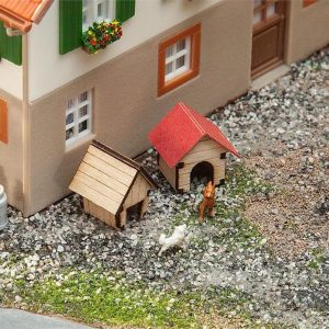 1/87 Köpek Kulübeleri ( 2 Adet ) Maketi, Faller 180309