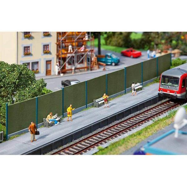 1/87 Beton Gürültü Önleme Duvarı Maketi, Faller 180420