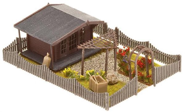 1/87 Hafta Sonu Evi ve Aksesuarları Maketi, Faller 180491 - Görsel 4
