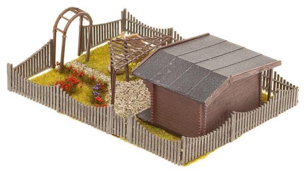 1/87 Hafta Sonu Evi ve Aksesuarları Maketi, Faller 180491 - Görsel 5