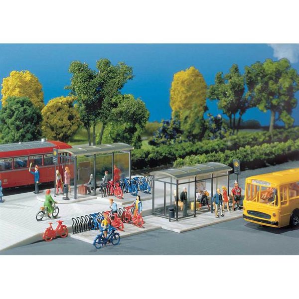 1/87 Yolcu ve Bisiklet Durakları Maketi, Faller 180553