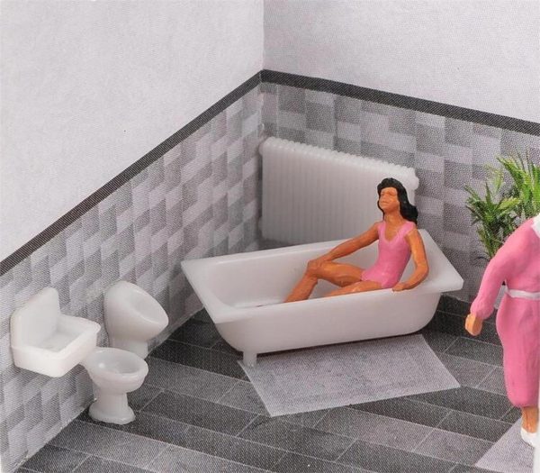 1/87 Banyo Seramik Seti Maketi, Faller 180993