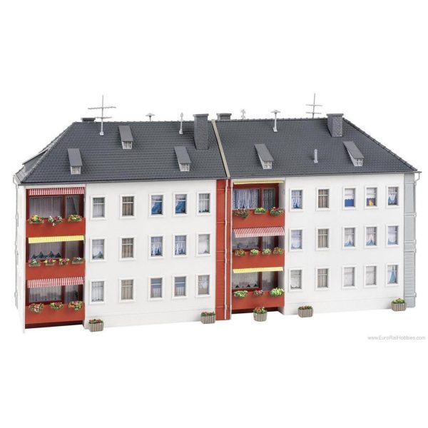 1/87 Apartmanlar Seti Maketi, Faller 190084 - Görsel 4