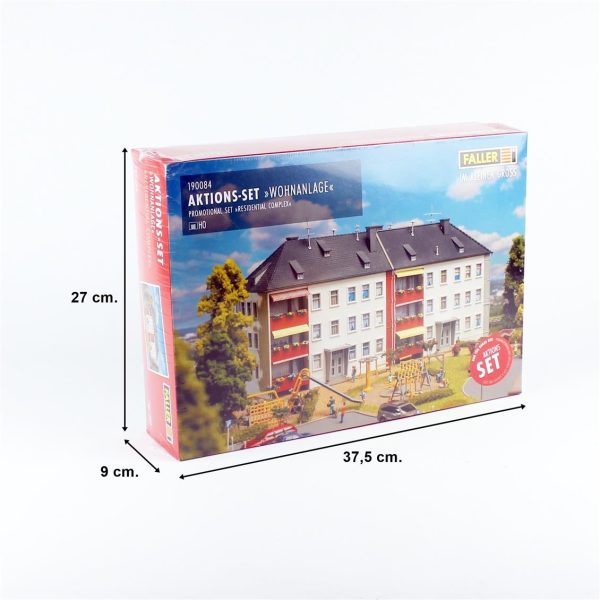 1/87 Apartmanlar Seti Maketi, Faller 190084 - Görsel 5
