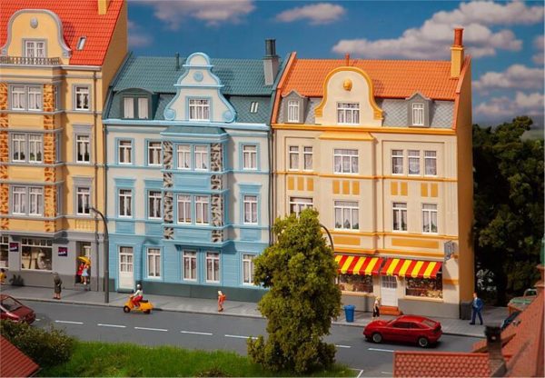 1/87 3 katlı 2 adet Apartman Maketi, Faller 191757