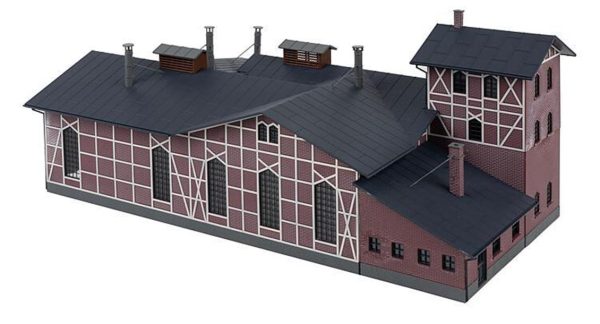 1/87 3 Hatlı Lokomotif Evi Maketi, Faller 191769 - Görsel 3