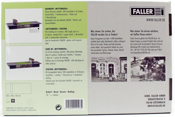 1/87 Wittenberg İstasyonu Maketi, Faller 212123 - Görsel 4