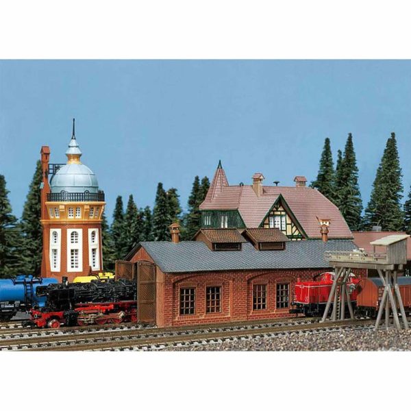 1/160 Tek Girişli Lokomotif Evi Maketi, Faller 222141