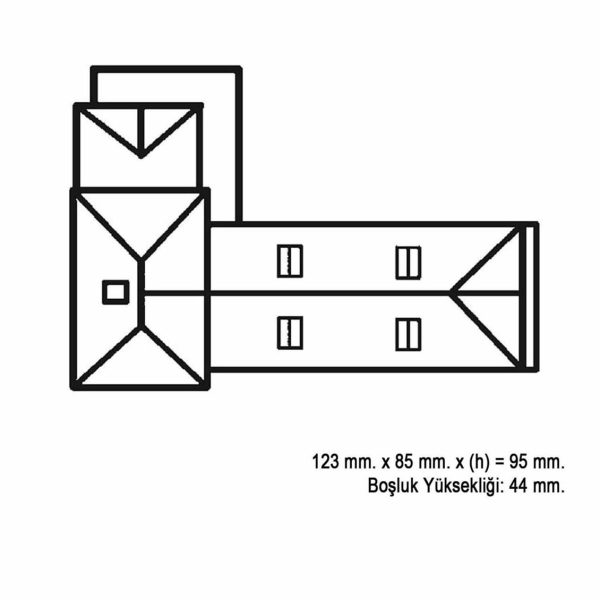 1/160 Brügge Sinyal Kulesi Maketi, Faller 222160 - Görsel 4