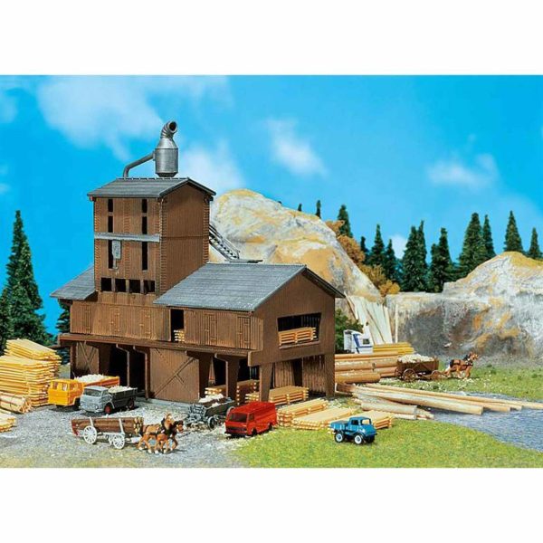 1/160 Kereste Fabrikası Yükleme Rampalı Maketi, Faller 222181