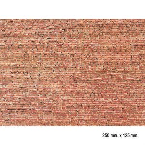 1/160 Tuğla Duvar Desenli Dekor Kağıdı 25 X 12 5 Cm., Faller 222559