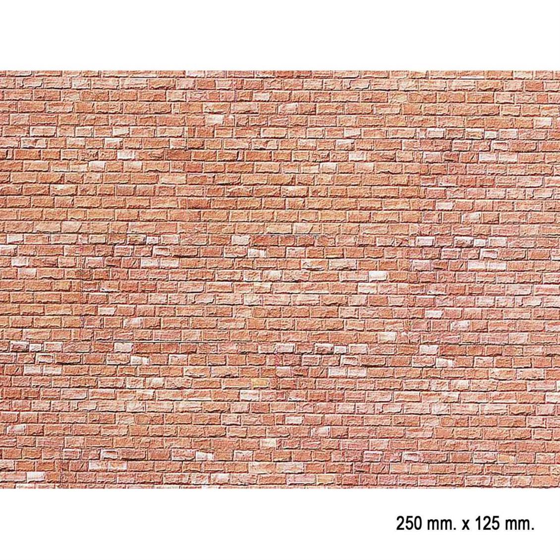 1/160 Yığma Tuğla Desenli Dekor Kağıdı 25 X 12 5 Cm., Faller 222564