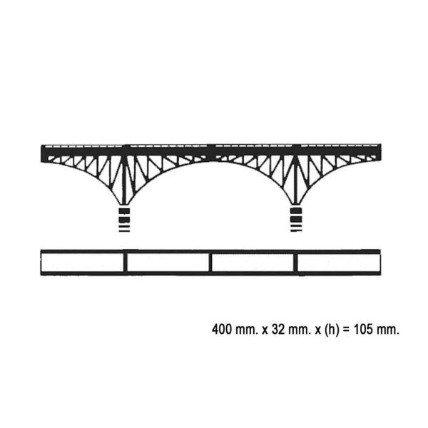 1/160 Çelik Kemerli Köprü Maketi, Faller 222581 - Görsel 3