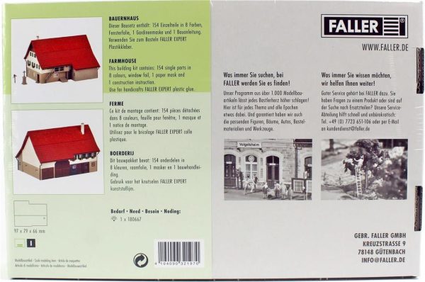 1/87 Çiftlik Evi Maketi, Faller 232197 - Görsel 4