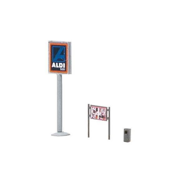 1/160 Aldi Süpermarket Maketi, Faller 232204 - Görsel 4