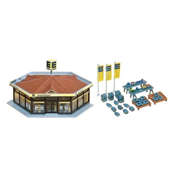 1/160 Edeka Süpermarket Maketi, Faller 232205 - Görsel 2
