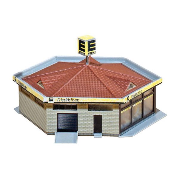 1/160 Edeka Süpermarket Maketi, Faller 232205 - Görsel 3