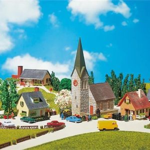 1/160 Köy Evleri ve Kilise ( 4 Adet ) Maketi, Faller 232220