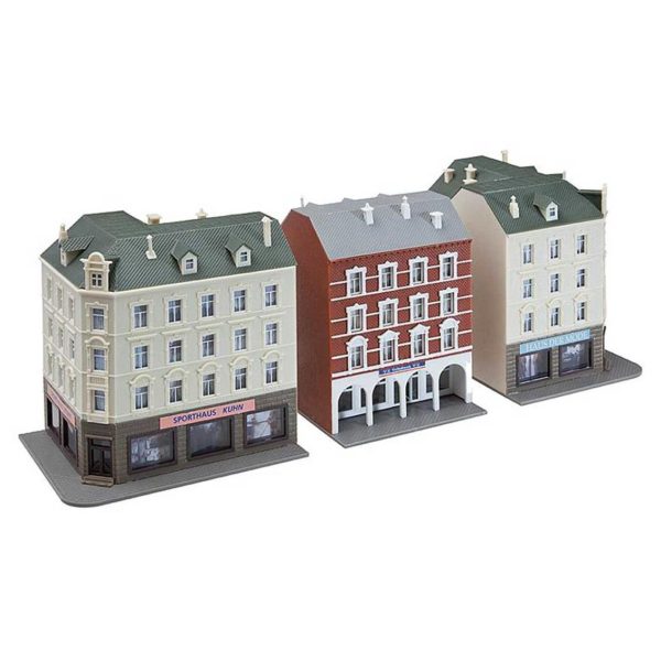 1/160 Tek Cepheli Ve Bitisik Apartmanlar Maketi, Faller 232266 - Görsel 2