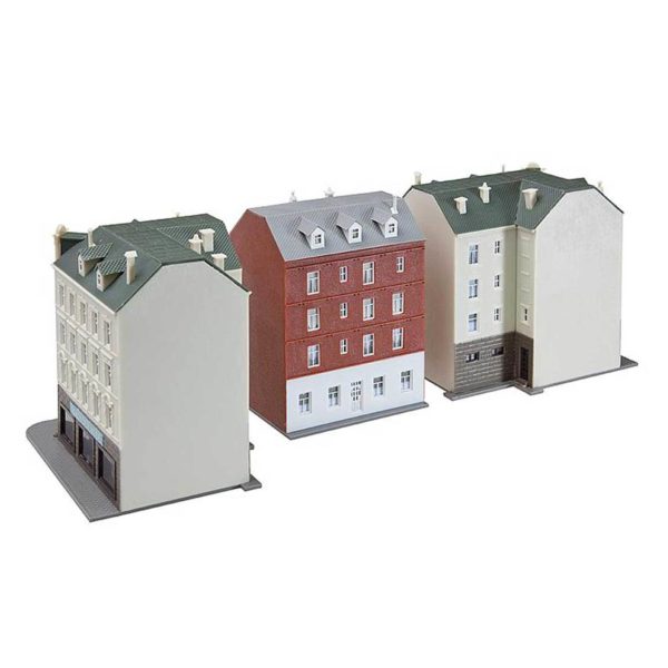 1/160 Tek Cepheli Ve Bitisik Apartmanlar Maketi, Faller 232266 - Görsel 3