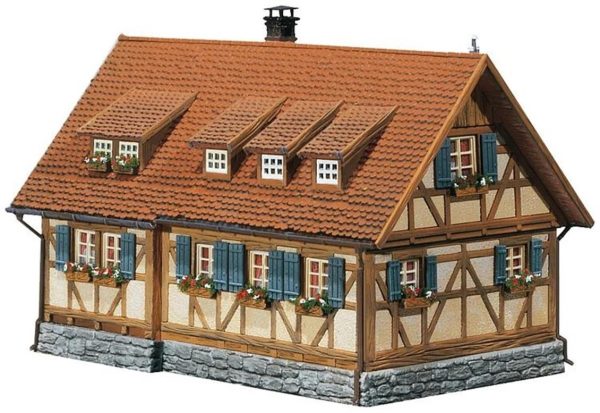 1/160 Kırsal Yarı Ahşap Ev Maketi, Faller 232340 - Görsel 3