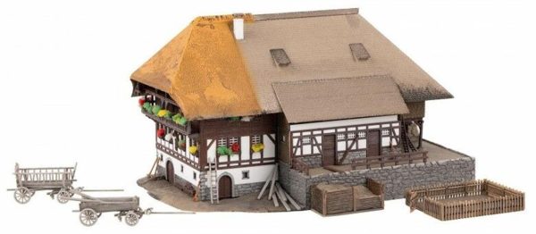 1/87 Hasır Çatılı Kara Orman Çiftlik Evi Maketi, Faller 232395 - Görsel 3