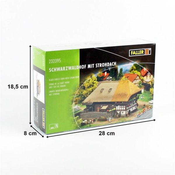1/87 Hasır Çatılı Kara Orman Çiftlik Evi Maketi, Faller 232395 - Görsel 5