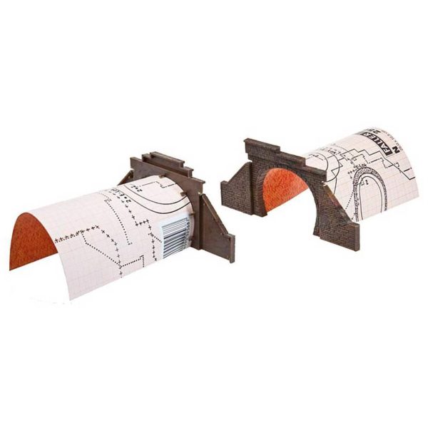 1/160 Çift Hatlı Kesilmiş Taş Görünümlü Tünel Giriş Portalı Maketi, Faller 272579 - Görsel 2