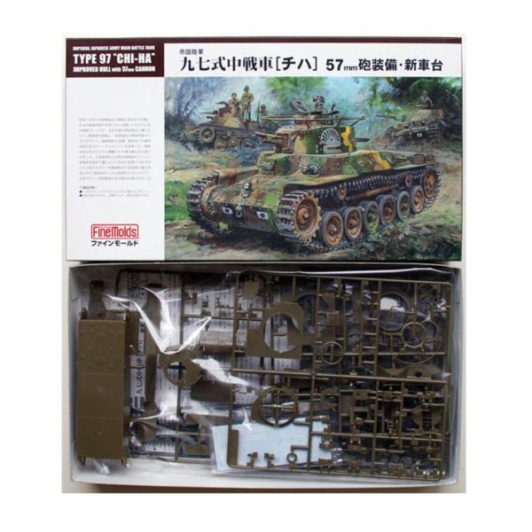 1/35 IJA Medium Tank Type97 CHI-HA Improved h Maketi, Fujimi 25 - Görsel 2