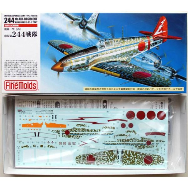 1/72 IJA Ki-61-1 Hei Tony 244th Air regiment MaketiFNMFP26 - Görsel 2