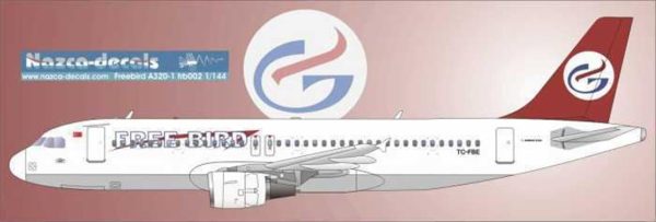 1/144 Freebird Decal-Old Scheme, Nazca Decals Frb001
