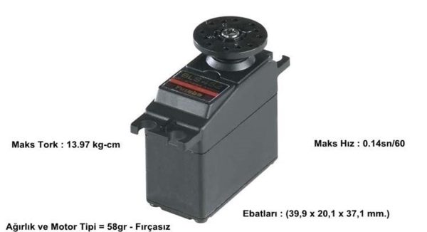 Digital Brushless Servo BLS 452 Metal, Futaba 1612
