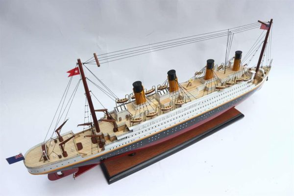 Rms Tıtanik Işıklı Ahşap Hazır Gemi Maketi, Gianhien Cs0003L80 - Görsel 5